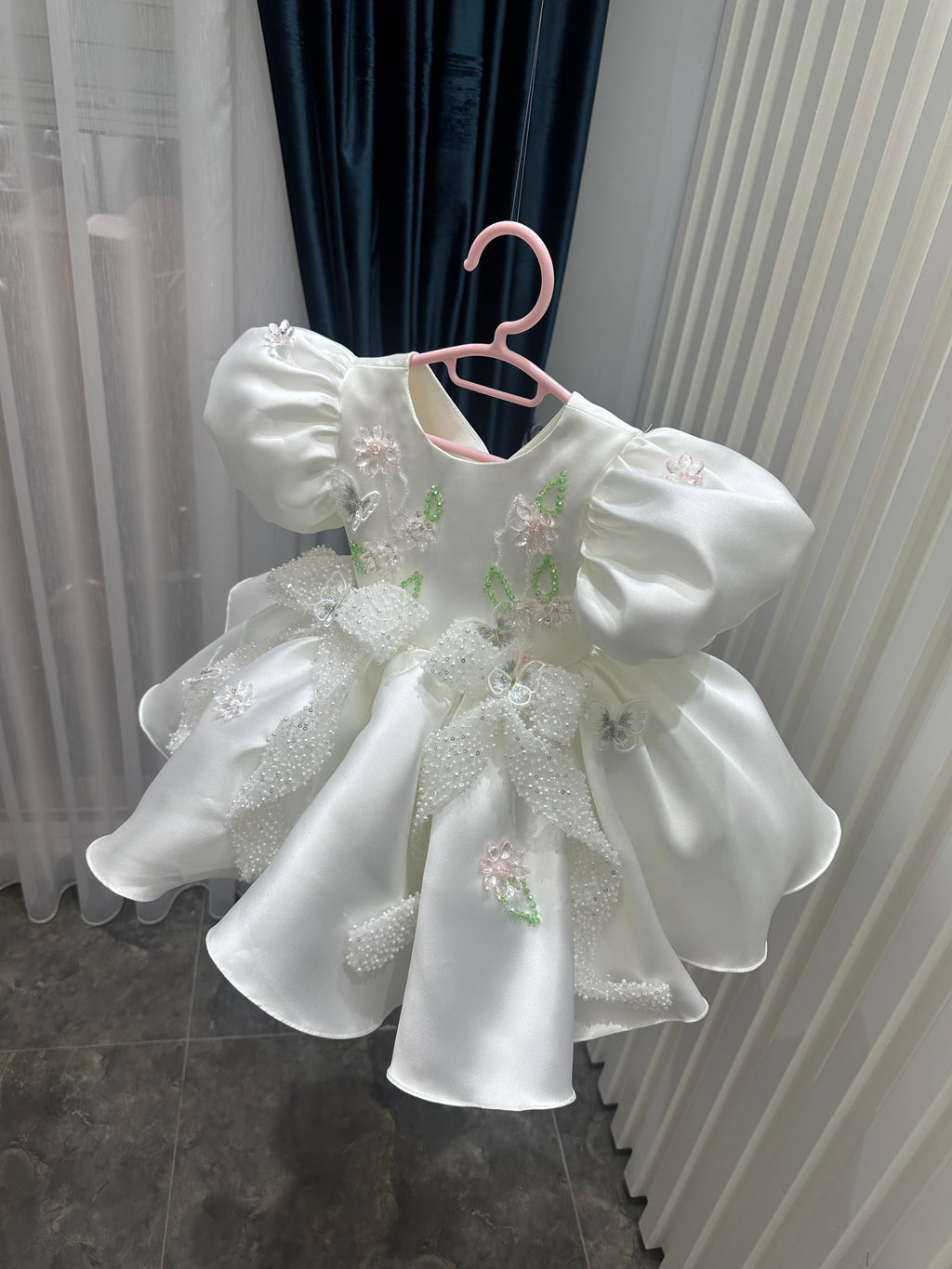 Handmade Luxury Baby Girl Dress